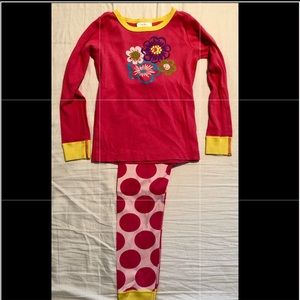 Hanna Andersson Long John pajamas set.